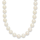 14k 6-7mm White Round Akoya Saltwater Cultured Pearl 16 inch Necklace