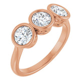 10K Rose Gold 1 1/2 CTW Lab-Grown Diamond Anniversary Band