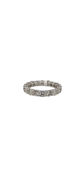 14k White Gold Lab Grown Diamond Eternity Band