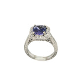 14k White Gold Engagement Ring