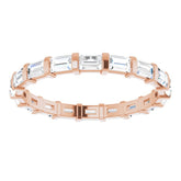 14K Rose 1 3/8 CTW Natural Diamond Eternity Band Size 7