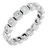14K Rose 1 CTW Lab-Grown Diamond Eternity Band Size 5