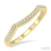 1/6 Ctw Round Cut Diamond Wedding Band in 14K Yellow Gold