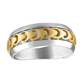 Bulova Sterling Silver 925 Classic Jewelry Mens Ring