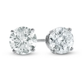 14k White Gold Lab Grown Diamond Studs (2.06 cttw)
