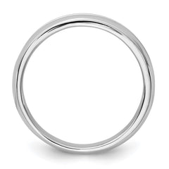 IBGoodman 14k White Gold Polished Nine Stone Men's Ring Mounting