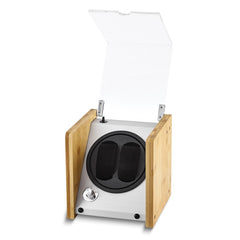 Luxury Giftware by Jere Bamboo Double Watch Winder
