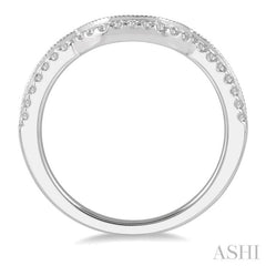1/6 ctw Round Cut Diamond Wedding Band in 14K White Gold