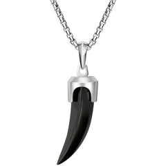 925 Blk Onyx Horn Pend
