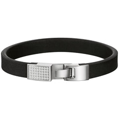 BUL STEEL BLK LTHR WHT TOPAZ BRC 8.5