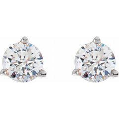 14K White Gold 1/5 CTW Natural Diamond Stud Earrings