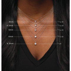 14K Yellow Gold 3/4 CT Lab-Grown Diamond Pendant