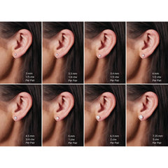 14K Yellow Gold 1/6 CT Lab-Grown Diamond  Earring