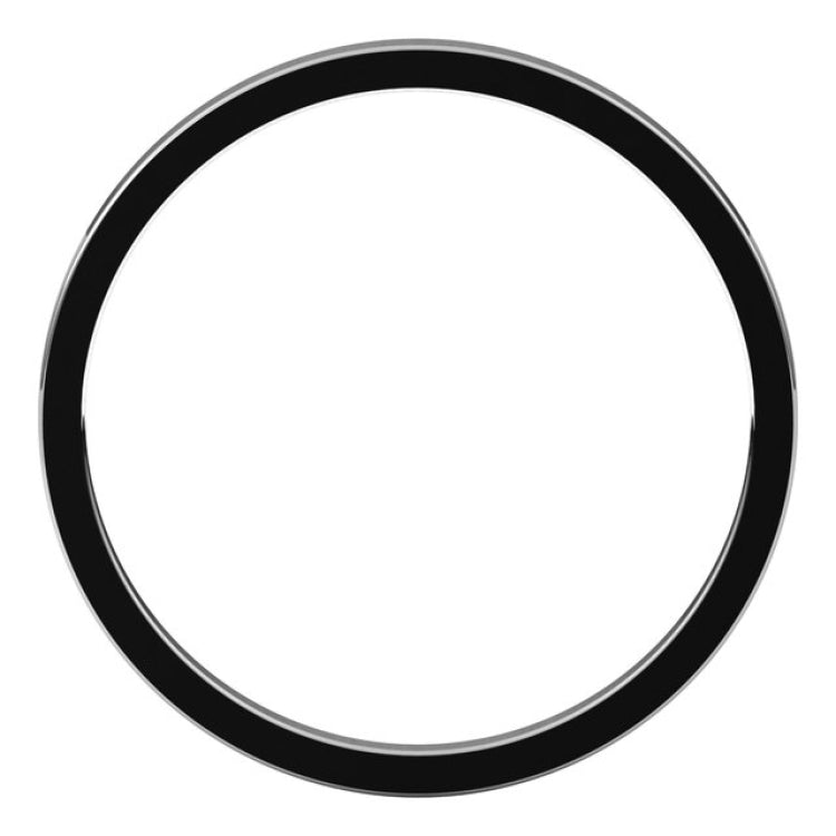 14K White Gold 1.5 mm Flat Band Size 7