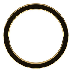 18K Yellow Gold 2 mm Comfort-Fit Flat Band Size 5