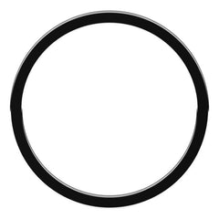 14K White Gold 1 mm Flat Band Size 5.5