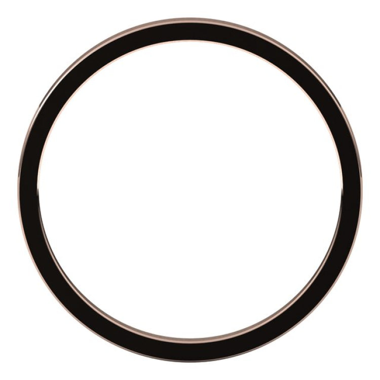 14K Rose Gold 1.5 mm Flat Band Size 5.5