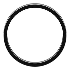 14K White Gold 2.5 mm Flat Band Size 8