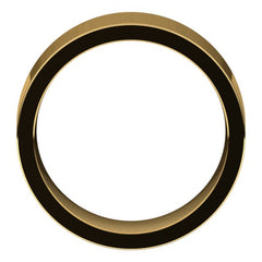 14K Yellow Gold 8 mm Comfort-Fit Flat Band Size 14.5