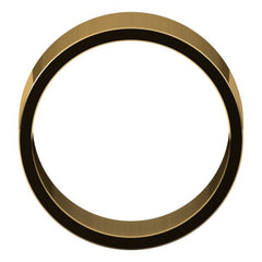 14K Yellow Gold 10 mm Flat Band Size 6