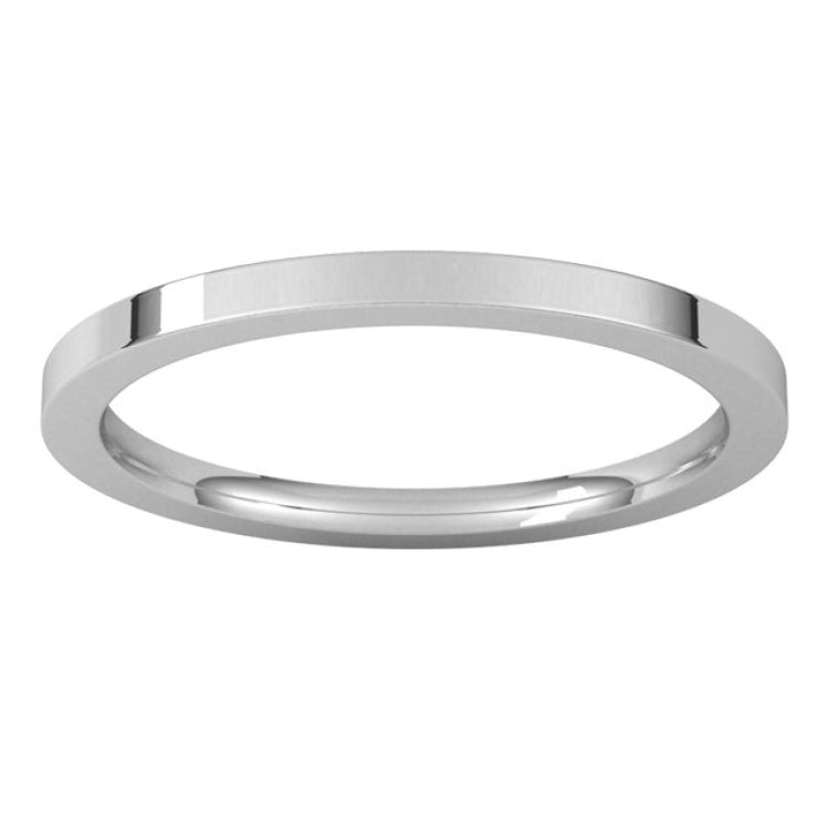 Platinum 1.5 mm Comfort-Fit Flat Band Size 6.5