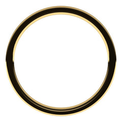 10K Yellow Gold 1 mm Flat Comfort Fit Light Band Size 6.5