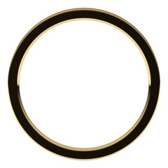 14K Yellow Gold 1.5 mm Flat Comfort Fit Light Band Size 6.5