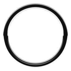 Sterling Silver 1 mm Flat Comfort Fit Light Band Size 6