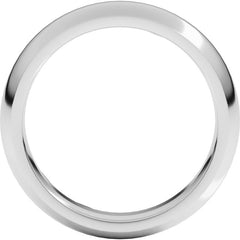 Platinum 5 mm Comfort-Fit Half Round Band Size 10