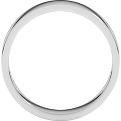 Platinum 5 mm Flat Band Size 9