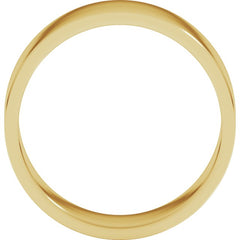 10K Yellow Gold 7 mm Flat Band Size 19