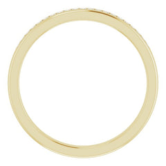 14K Yellow Gold 1/4 CTW Natural Diamond Band