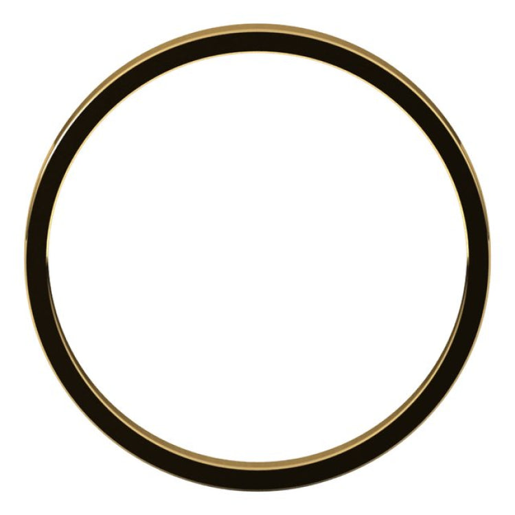 14K Yellow Gold 2 mm Ultra-Lightweight Flat Band Size 5