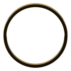 14K Yellow Gold 2 mm Ultra-Lightweight Flat Band Size 5