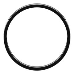14K White Gold 2 mm Ultra-Lightweight Flat Band Size 7