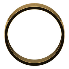 14K Yellow Gold 8 mm Ultra-Lightweight Flat Band Size 5.5
