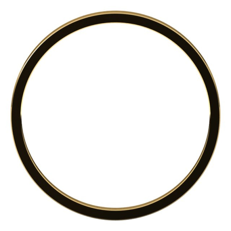14K Yellow Gold 1.5 mm Ultra-Lightweight Flat Band Size 6