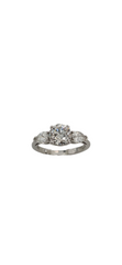 14k White Gold Lab Grown Diamond Ring