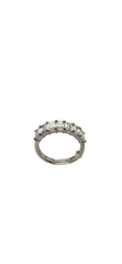 14k White Gold Emerald Cut Lab Grown Diamond Ring