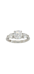14k White Gold Lab Grown Diamond Ring