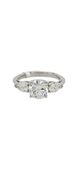 14k White Gold Lab Grown Diamond Ring