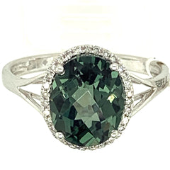14kw colored stone ring
