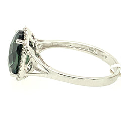 14kw colored stone ring

