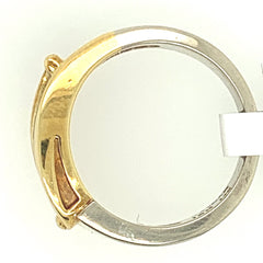 18k two toned
