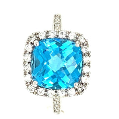 14kw colored stone ring
