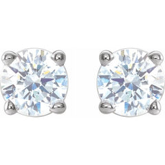 14K White 1/3 CTW Natural Diamond Stud Earrings