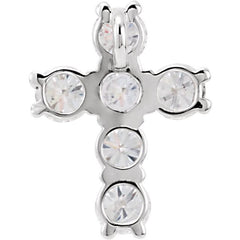 Platinum 9/10 CTW Natural Diamond Cross Pendant