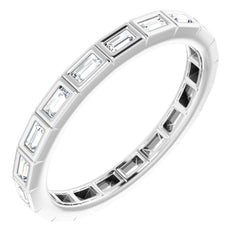14K White 1/3 CTW Diamond Eternity Band