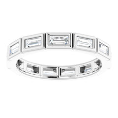 14K White 1/2 CTW Diamond Eternity Band