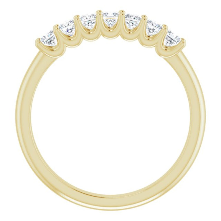 14K Yellow 1/2 CTW Natural Diamond Anniversary Band